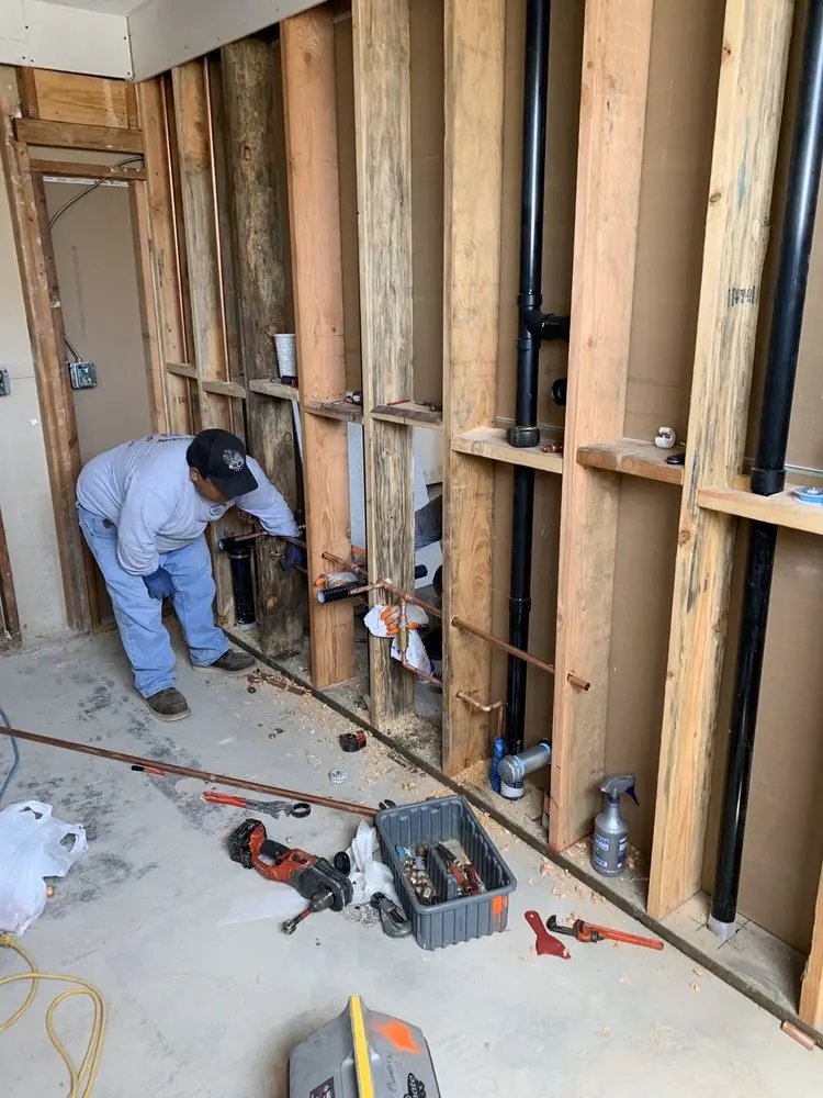 Commercial rough-in plumbing for Water Heater Replacement in North Prairie Lee